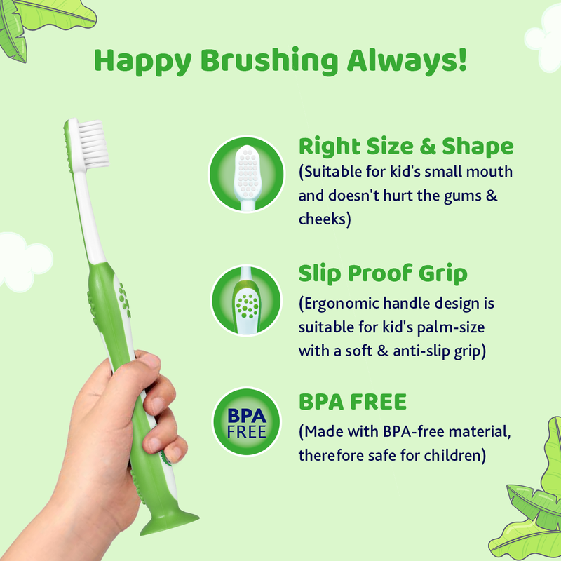 Toothbrush Green 3Y-8Y image number null